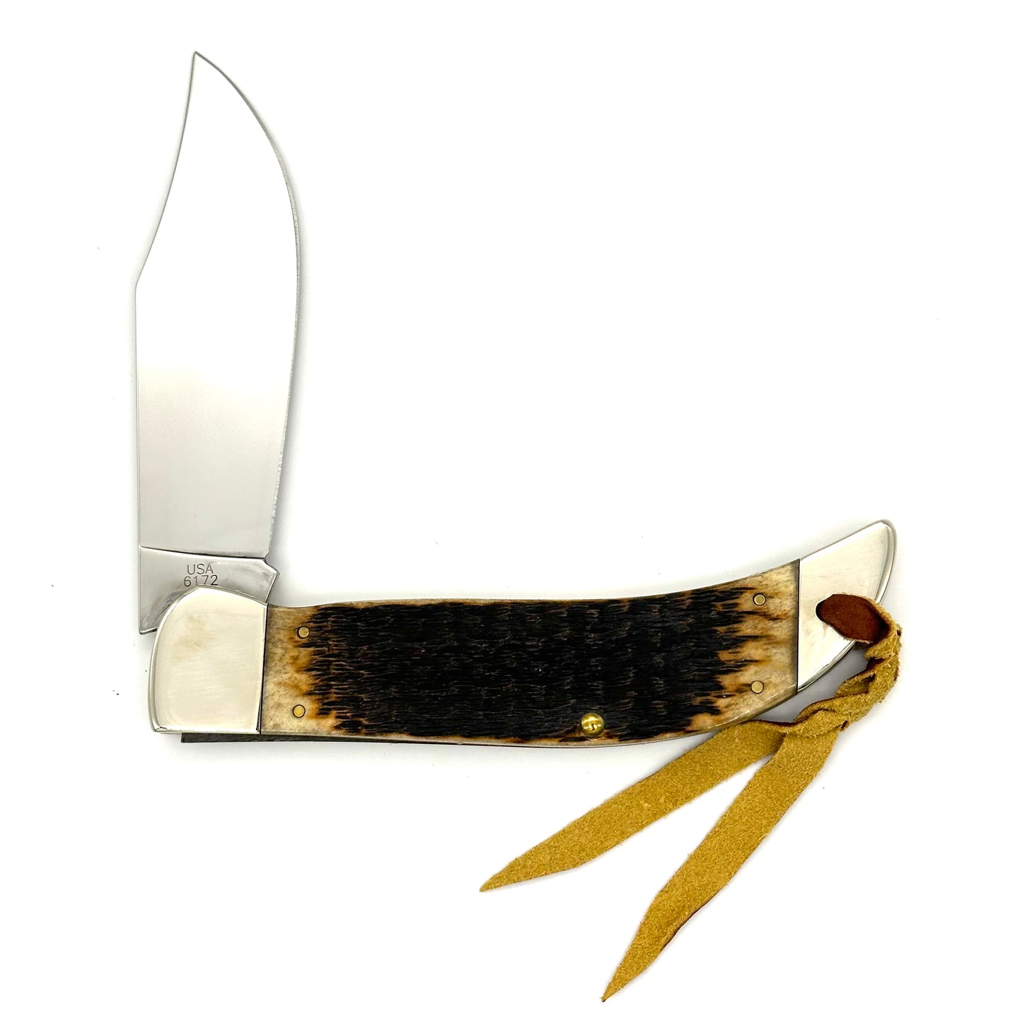 Case XX 6172 - Clasp Folding Knife - Dark Molasses Handles - 2010
