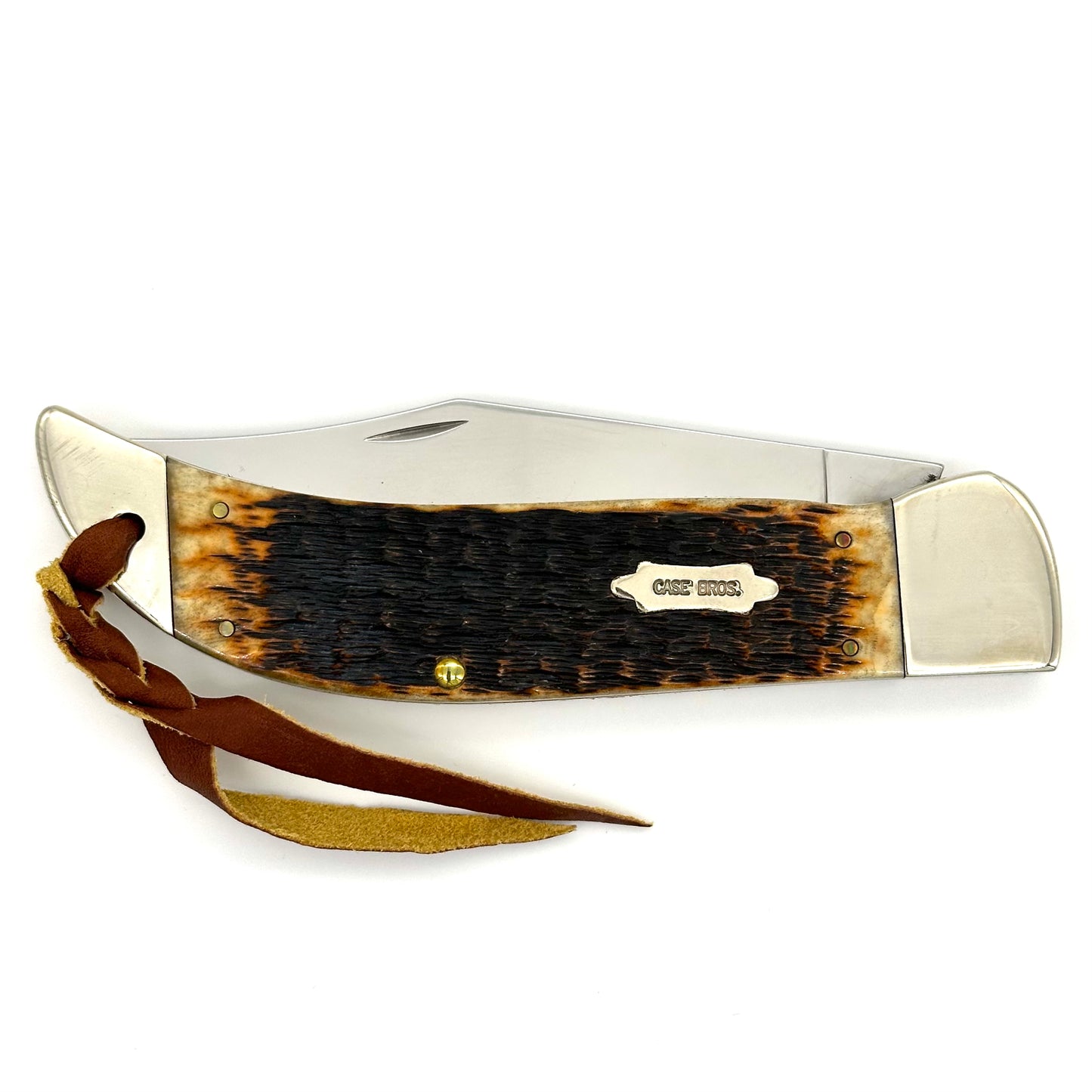 Case XX 6172 - Clasp Folding Knife - Dark Molasses Handles - 2010
