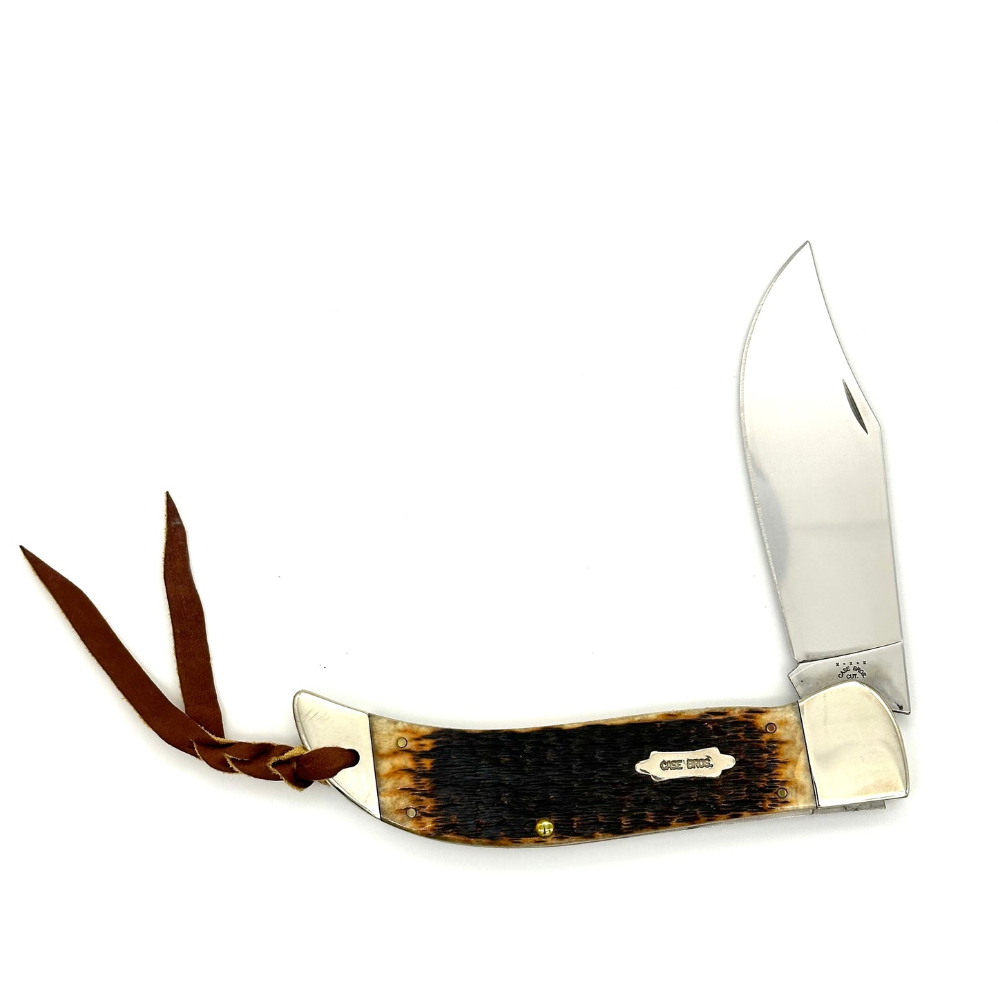 Case XX 6172 - Clasp Folding Knife - Dark Molasses Handles - 2010