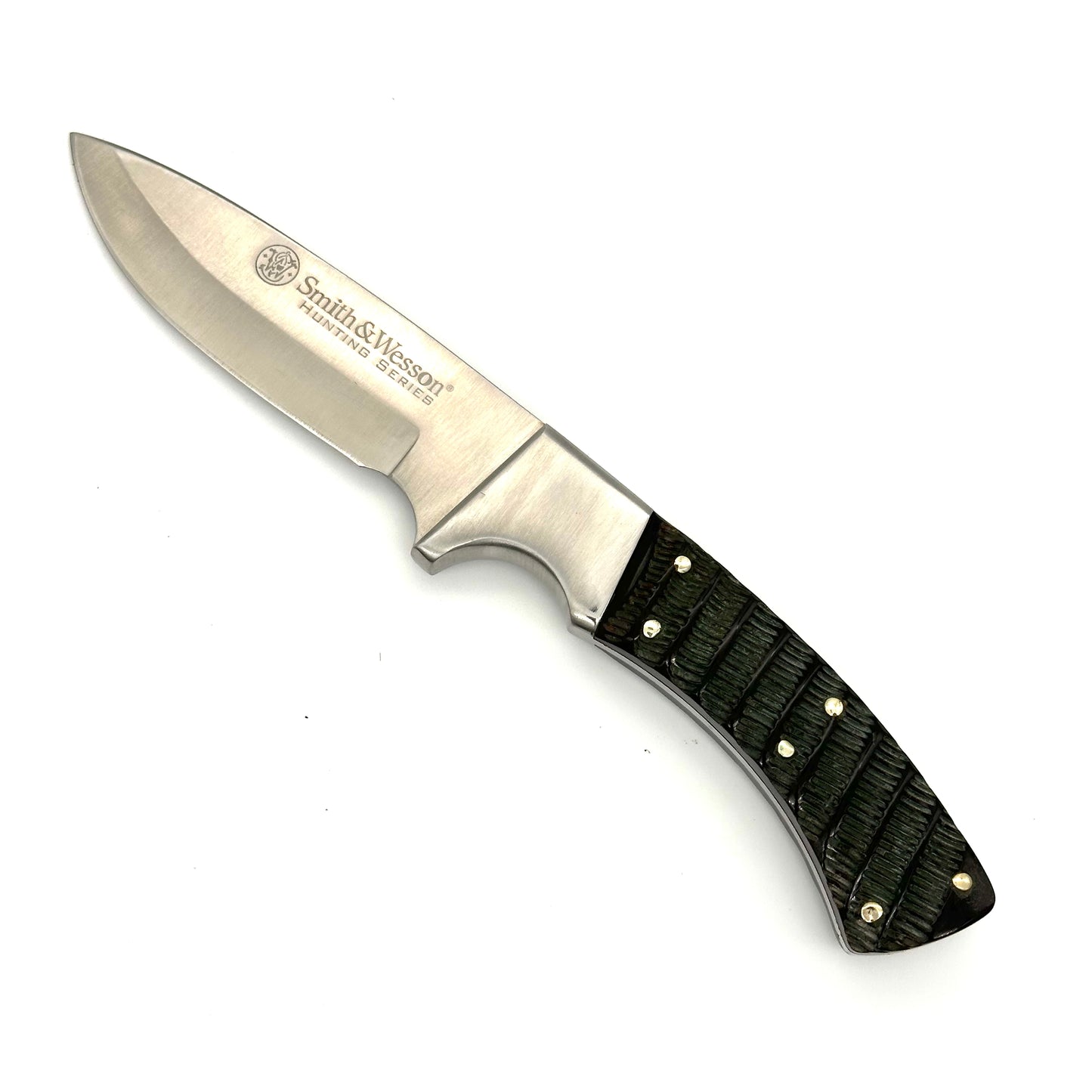 Smith & Wesson Fixed Blade Knife - Buffalo Horn Handles - Steward A Taylor Collection - CKH1