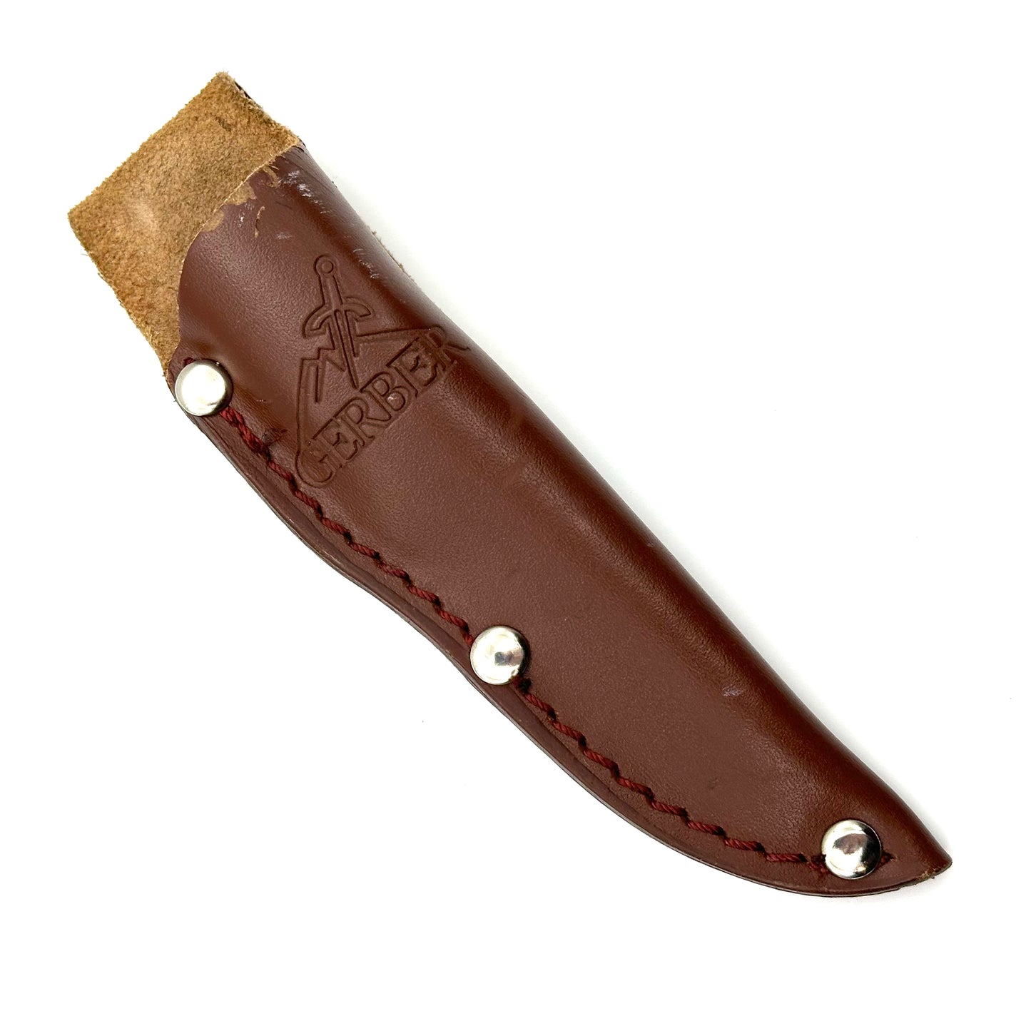 Gerber Wallowa Caper Fixed Hunter - Stag Handles - Leather Sheath - 22-01840