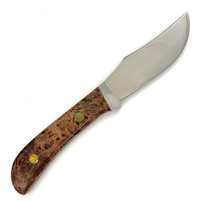 Queen #4190 Premium Skinner Hunter - Spalted Maple Burl Handles