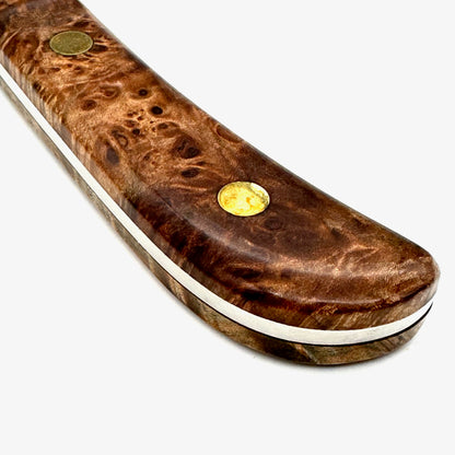 Queen #4190 Premium Skinner Hunter - Spalted Maple Burl Handles