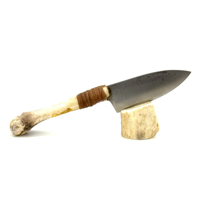 Kelgin Knife Makers Co-op - Fixed Knife - Deer Bone Handle - KMKL01