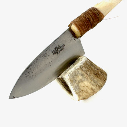 Kelgin Knife Makers Co-op - Fixed Knife - Deer Bone Handle - KMKL01