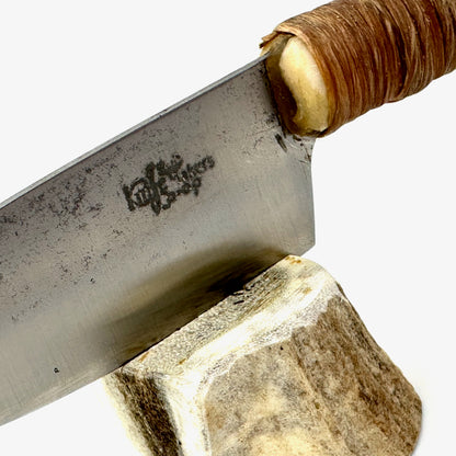 Kelgin Knife Makers Co-op - Fixed Knife - Deer Bone Handle - KMKL01