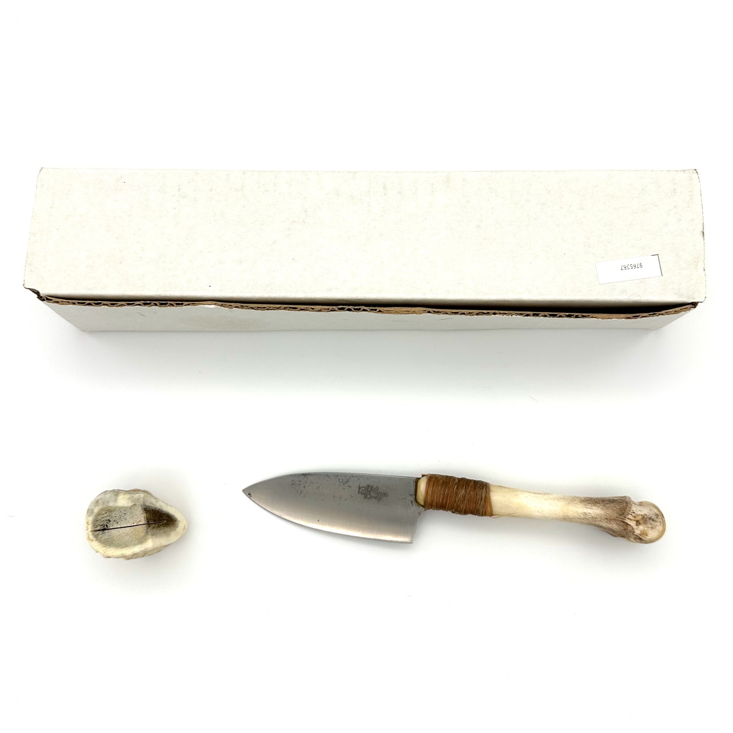 Kelgin Knife Makers Co-op - Fixed Knife - Deer Bone Handle - KMKL01