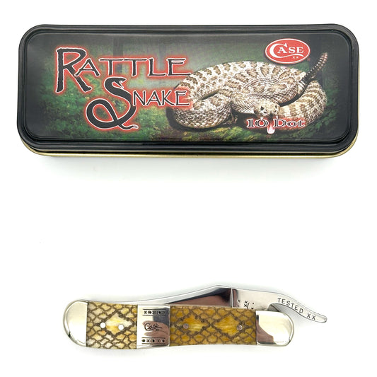 Case XX - 10 Dot - 6 Knife Collection - Rattle Snake Handles