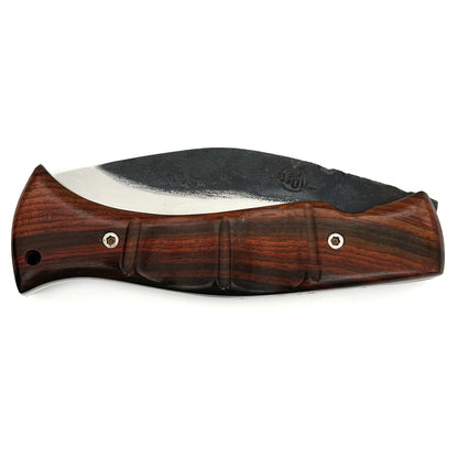 Citadel Kukri Folding Camp Knife - Rosewood Handles