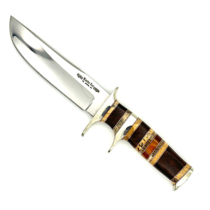 Randy Lee Sub-Hilt Fighter w Hand Tooled Leather Sheath