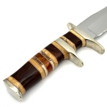 Randy Lee Sub-Hilt Fighter w Hand Tooled Leather Sheath