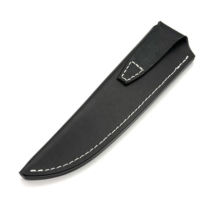 Asuka Fixed Blade Knife w Black Leather Sheath - #NER-ASU01X