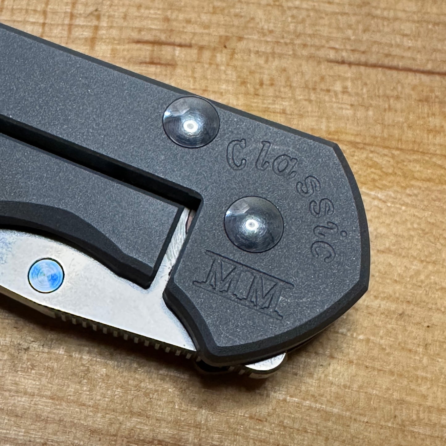 Chris Reeve Small Sebenza Classic 2000 - Unique Graphic Titanium Handles